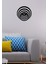 Illüzyon Metal Duvar Saati -Ev Dekorasyon - 42 X 42 - Cm - Siyah - Clock-124 1