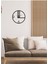 Serisi Metal Duvar Saati -Ev Dekorasyon - 60 X 60 - Cm - Siyah - Clock-147 3