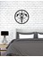 Fil Dekoratif Metal Duvar Saati -Ev Dekorasyon - 50 X 50 - Cm - Siyah - Clock-051 1