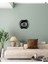 Modern Art Metal Duvar Saati -Ev Dekorasyon - 40 X 40 - Cm - Siyah - Clock-178 4