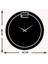 Serisi Metal Duvar Saati -Ev Dekorasyon - 42 X 42 - Cm - Siyah - Clock-138 5