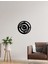 Serisi Metal Duvar Saati -Ev Dekorasyon - 40 X 40 - Cm - Siyah - Clock-058 3