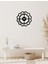 Serisi Metal Duvar Saati -Ev Dekorasyon - 50 X 43 - Cm - Siyah - Clock-057 4