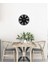 Serisi Metal Duvar Saati -Ev Dekorasyon - 40 X 40 - Cm - Siyah - Clock-185 3