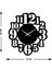 Modern Number Metal Duvar Saati -Ev Dekorasyon - 45 X 40 - Cm - Siyah - Clock-192 5