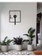 Modern Art Metal Duvar Saati -Ev Dekorasyon - 50 X 50 - Cm - Siyah - Clock-219 4