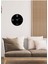 Zar Metal Duvar Saati -Ev Dekorasyon - 40 X 40 - Cm - Siyah - Clock-180 1