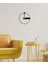 Modern Minimalist Metal Duvar Saati -Ev Dekorasyon - 50 X 48 - Cm - Siyah - Clock-236 1