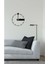 Modern Minimalist Metal Duvar Saati -Ev Dekorasyon - 50 X 48 - Cm - Siyah - Clock-236 3