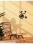Retro Heart Bike Metal Duvar Saati -Ev Dekorasyon - 60 X 58 - Cm - Siyah - Clock-253 3