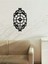 Modern Vintage Metal Duvar Saati -Ev Dekorasyon - 50 X 29 - Cm - Siyah - Clock-062 1