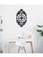 Modern Vintage Metal Duvar Saati -Ev Dekorasyon - 50 X 29 - Cm - Siyah - Clock-062 3