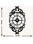 Modern Vintage Metal Duvar Saati -Ev Dekorasyon - 50 X 29 - Cm - Siyah - Clock-062 5