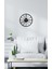 Retro Bike Metal Duvar Saati -Ev Dekorasyon - 40 X 40 - Cm - Siyah - Clock-243 3
