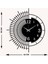 Serisi Metal Duvar Saati -Ev Dekorasyon - 50 X 44 - Cm - Siyah - Clock-244 5