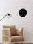 Modern Art Metal Duvar Saati -Ev Dekorasyon - 40 X 40 - Cm - Siyah - Clock-251 2