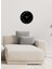 Modern Art Metal Duvar Saati -Ev Dekorasyon - 40 X 40 - Cm - Siyah - Clock-251 4