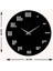 Modern Art Metal Duvar Saati -Ev Dekorasyon - 40 X 40 - Cm - Siyah - Clock-251 5