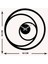 Dairesel Metal Duvar Saati -Ev Dekorasyon - 42 X 42 - Cm - Siyah - Clock-073 5