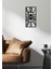 Serisi Metal Duvar Saati -Ev Dekorasyon - 60 X 30 - Cm - Siyah - Clock-144 1