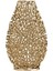 421446 "kımıtsu" Gold Metal Vazo 39,5cm Yüksekliğinde 1