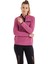 Kadın Termal Polar Sweatshirt 51681 - Pembe 3