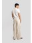 Gabardın Keten Kargo Pantolon 3