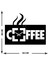 Coffee Metal Duvar Saati -Ev Dekorasyon - 50 X 24 - Cm - Siyah - Clock-109 1