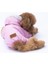 Pembe Kürklü Tulum Yağmurluk Küçük Irk Yağmurluk Köpek Kıyafeti Köpek Yağmurluğu 2
