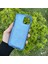 Apple iPhone 12 Pro Max Kılıf Lansman Premium Silinebilir Mavi Silikon 5