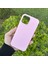 Apple iPhone 12 Pro Max Kılıf Lansman Premium Silinebilir Pembe Silikon 4