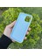 Apple iPhone 12 Pro Max Kılıf Lansman Premium Silinebilir Açık Mavi Silikon 5