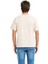 100% Pamuk Basic Fit Bisiklet Yaka Bej Erkek T-Shirt - Alpha 3