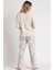 62619 Bej Pijama Takımı 4