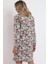 61303 Pembe Desenli Gecelik 3
