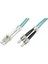 LC-ST Fiber Optik Patch Kablo, Multimode OM 3 50/125 Duplex, 3.0mm, LSZH, 2 metre 1