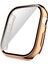 Apple Watch 10 46MM Sert Pc Kasa Electroplatink Çerçeveli Ekran Koruyucu Redclick Watch Gard 2