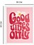 Deco Good Vibes Only Pano - Pembe - 30X40 cm 5