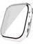 Apple Watch 10 46MM Sert Pc Kasa Electroplatink Çerçeveli Ekran Koruyucu Redclick Watch Gard 2