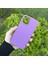 Apple iPhone 12 Pro Max Kılıf Lansman Premium Silinebilir Mor Silikon 4