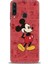 Huawei Y6P Kılıf Hd Baskılı - Kırmızı Mickey + 9h Nano Ekran Koruyucu 1