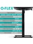 O-Flex Tek Motorlu Elektrikli Yükseklik Ayarlı Masa - 160x80 - Siyah 3