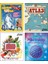 National Geographic Kids Çığır Açan 125 İcat + Çocuk Atlası Kıtalar Denizler + Süper Sanat + Mikroskop Hakkında Her Şey / 4 Kitap Set 1