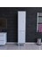 Alaçatı 35 x 138 cm Çamaşır Sepetli Dolap Banyo Dolabı Temizlik Deterjan Dolabı 4