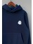Kapüşonlu Sweatshirt Kalamar Desen 3 Iplik Şardonlu Kalın Kaliteli 3