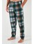 Ekoseli Regular Fit Düğmeli Bisiklet Yaka Kışlık Polar Pijama Takımı Erkek Pijama Takımı 60961008 6