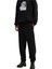 Core Basıc Relaxed Fleece Pant Erkek Siyah Eşofman 3