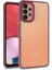 Samsung Galaxy A53 5g Kılıf Kamera Çıkıntılı Arkası Şeffaf Köşeleri Parlak Renkli Işlemeli Flora Kapak 1