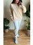 Bej Oversize Sweatshirt 5