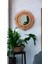 Rattan Bambu Dekor Ayna,konsol Ayna,dresuar Ayna,yuvarlak Duvar Aynası 53 cm 1